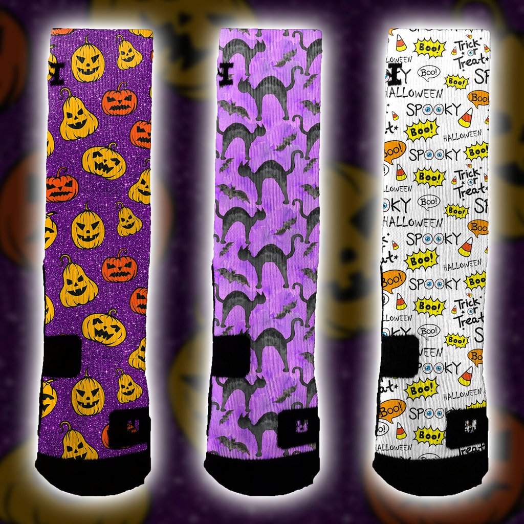 Check out our 3 brand new Halloween designs from our Halloween collection! Shop now at hoopswagg.com/pages/hallowee…!