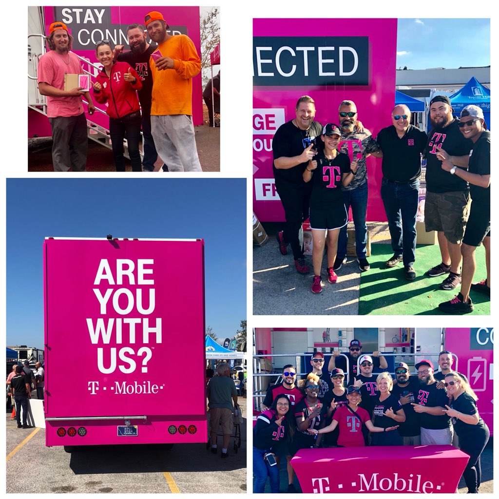 The last 2 weeks have been one of the most challenging yet rewarding times in my entire career. Im so honored to have worked along side great leaders from different parts of the business! EVERYONE has done an incredible job supporting Panama City #850Strong #TmobileTruck 💕🙌🏼