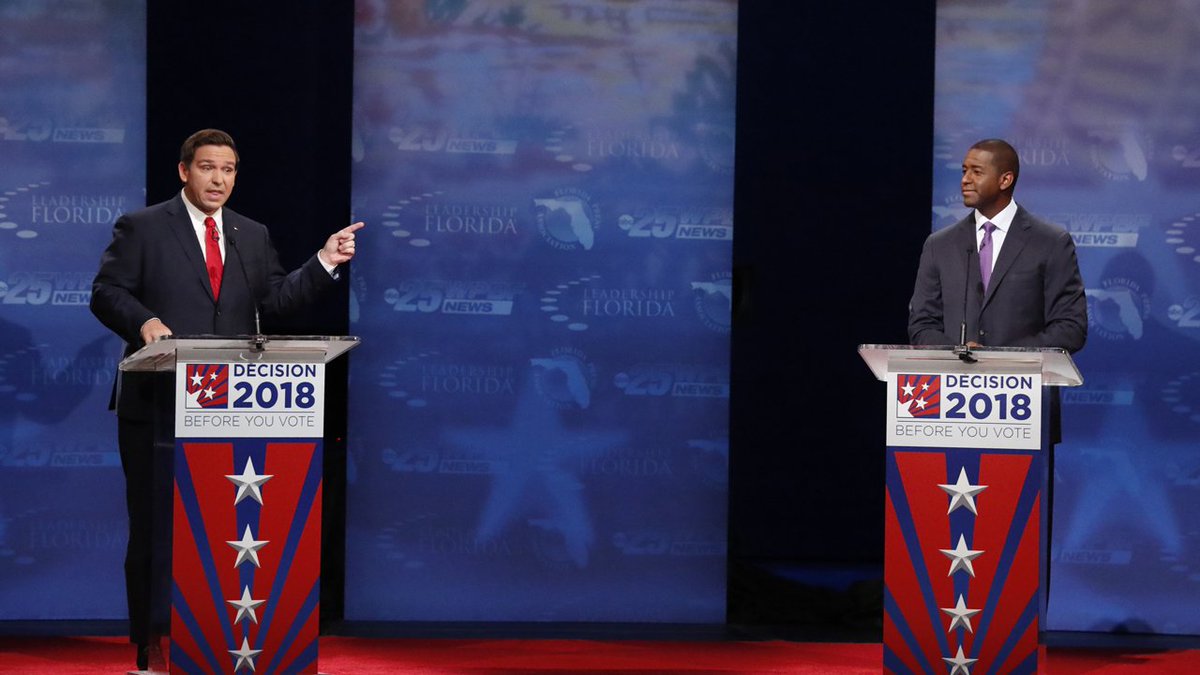DeSantis, Gillum exchange insults in final Florida debate bit.ly/2z1rb55 https://t.co/hkwjRQmSK7