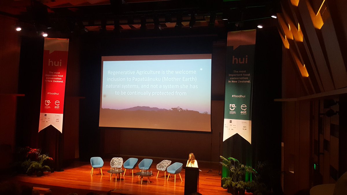 Regenerative Agriculture is the welcome inclusion to Papatuanuku's natural systems, and not a system she has to be continually protected from. - Tracey Bayliss #foodhui