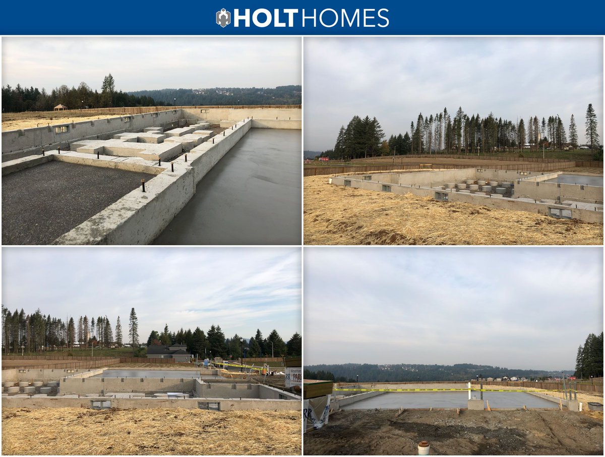 teamwollam's tweet image. #buildprogress in Camas at Hills at Round Lake, Phase 9! Foundation is being laid for this 2 story, 4 bed/3 bath home, &amp;amp; look at those amazing views! Contact Gina at 360.335.5817 for more info on this home, or other plans available in this community. #holthomes #teamwollam