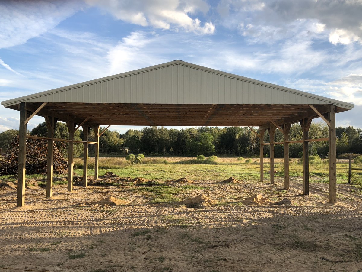 Tailor Made Structures Llc On Twitter This 40x40 Open Pole Barn