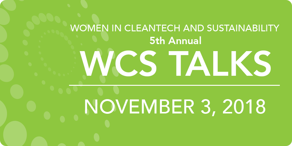 ACORE's tweet photo. Female entrepreneurs will pitch their innovative #cleantech and #sustainability business ideas during at #WCSTalks2018 on November 3 at the @Google Campus in Sunnyvale, CA. Come support the teams, get your ticket now: https://t.co/Nm1g6dQJ3a @womencleantech #WCS https://t.co/pGBihblaYN