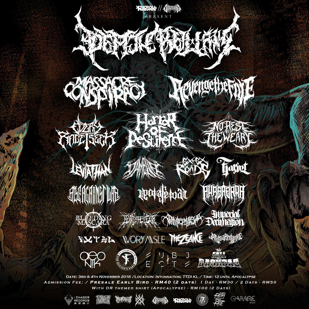 Kepada yg pilih utk hadir ke #Deathreturns pd 3hb Nov.

Kami nak berterima kasih dgn memberi popcorn free flow serta kotak popcorn limited edition final chapter

Apa lagi! Lineup padu, merch padu, popcorn padu!

<a href="/twt_muzik/">TwtMuzik</a>
<a href="/twt_malaysia/">Rakyat: #curatorMY</a> 
<a href="/postagig/">Post A Gig (MY)</a> 
<a href="/showbawahtanah/">POP MALAYA</a> 
<a href="/Jenn_Thompson/">jennthompson2811</a>