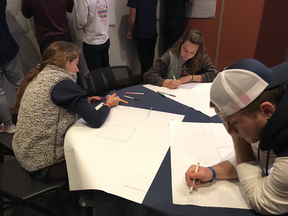 MarkHTrumbo's tweet photo. So much ❤️❤️❤️ here! I felt incredible energy and saw student-athletes drop their guard and own their WHY! Stay tuned for a recap! #PurposeMap #DefineAndDesign https://t.co/wucNd3e9VS
