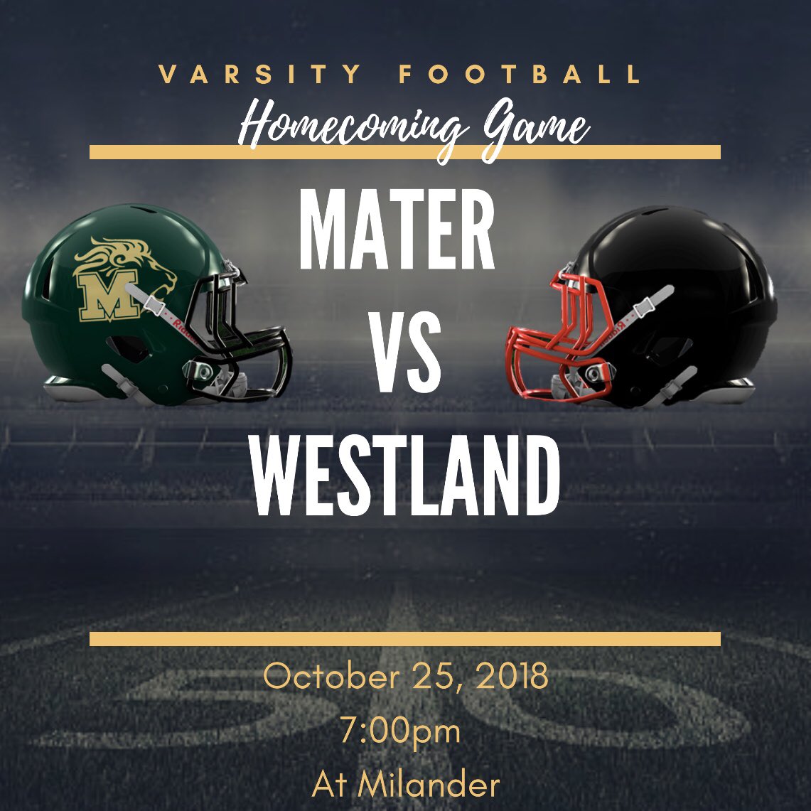 COME OUT TOMORROW TO OUR HOMECOMING GAME AGAINST WESTLAND🏈🦁