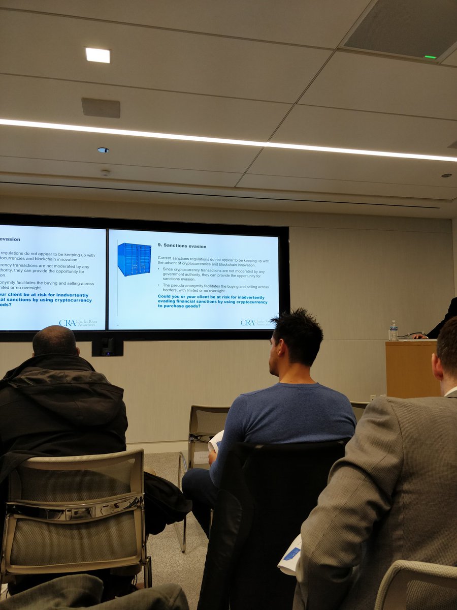 encl4ve's tweet photo. Great hearing from @News_CRA speaking about the legal implications of #blockchain at @bloc_chicago ⚖️⛓️ https://t.co/x40bYnpwiZ