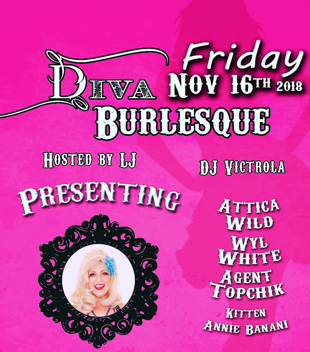 DIVABURLESQUE's tweet photo. Coming soon, every third  Friday! #DivaBurlesque #njburlesque #burlesqueshow #newarknj https://t.co/gUI82kvJJI
