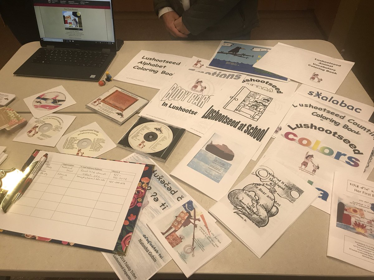 msd25's tweet photo. Local history and culture of the Coastal Salish people and The Tulalip Tribes @Hibulb #EducatorsNight https://t.co/ocDYMsGp5Q