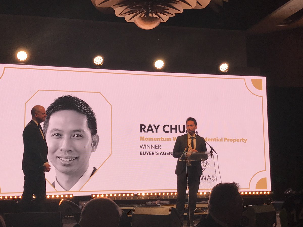 A huge congratulations to our buyer's agent, Ray Chua, who was announced Buyer's Agent of the Year at yesterday's REIWA Awards for Excellence!