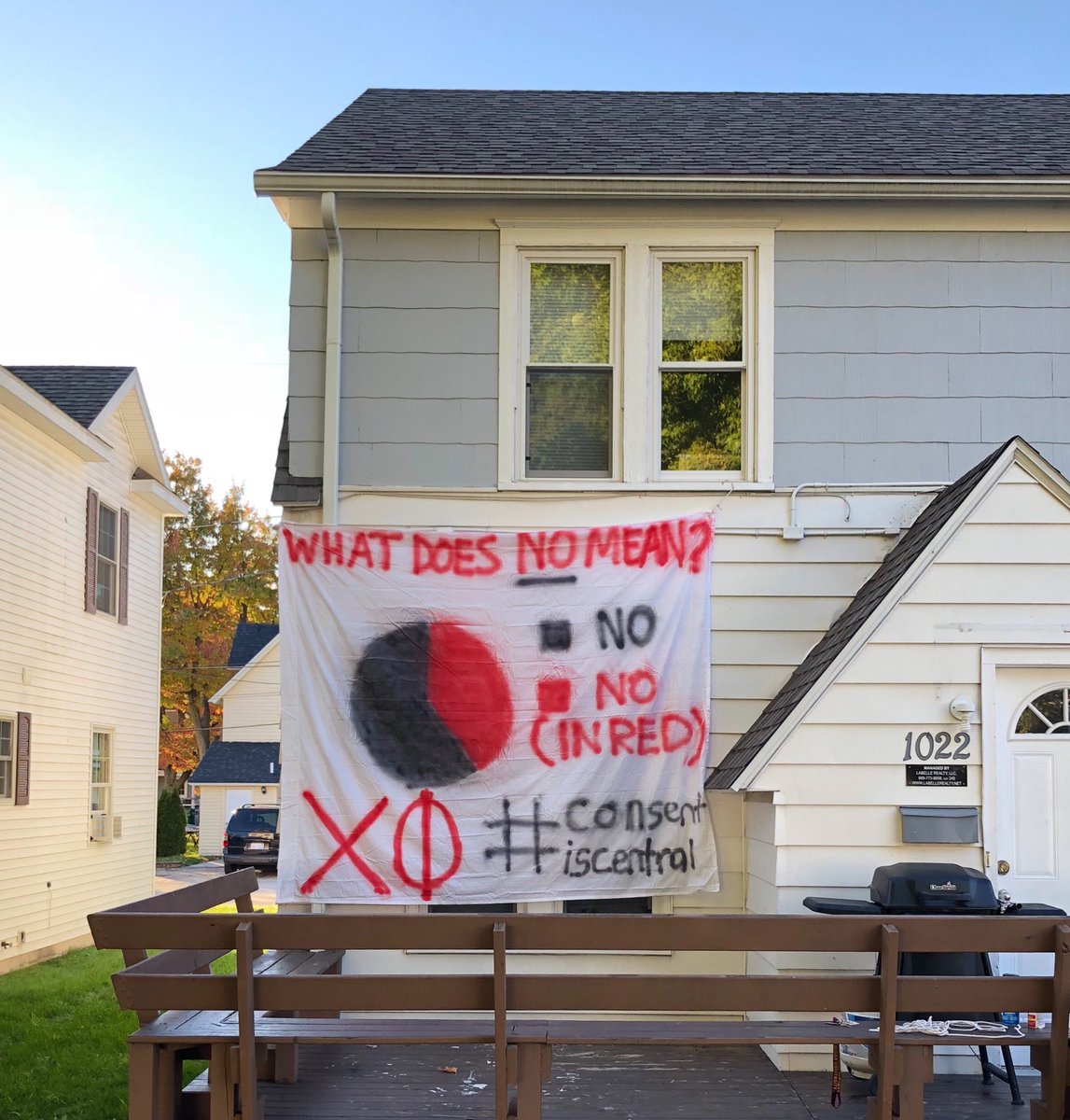 33.1% of women, 39.1% of TGQN people, and 8.6% of men experience nonconsensual sexual contact during college. Be the change you want to see in the world. #ConsentIsCentral