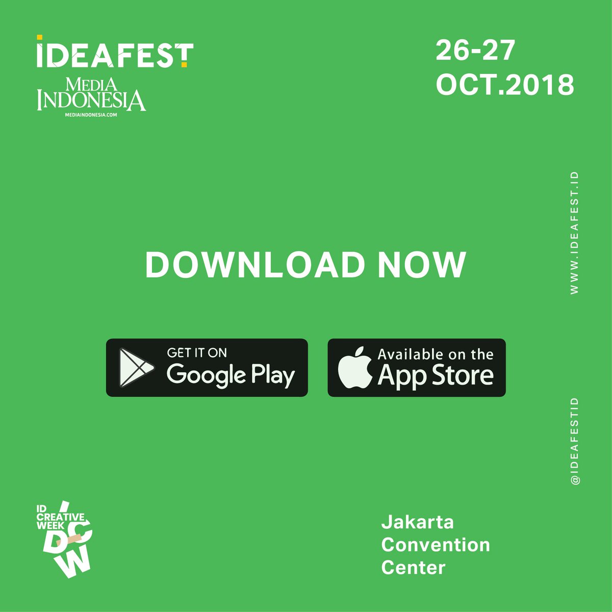 Download <a href="/IdeafestID/">🔜 IDEAFEST 2024.</a> official app to keep updated for the latest info about #ideafest2018. If Ideafriends want to join our Workshop Session, you can RSVP at our app! Find the app on playstore or applestore #IDEAFESTINFO #GENERASIC