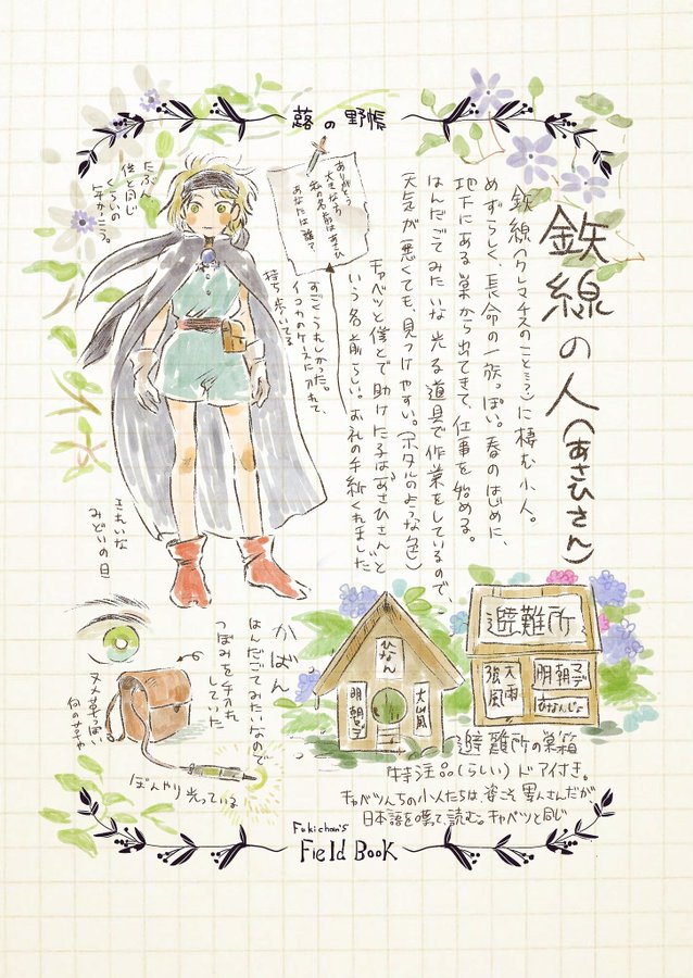 今のところの #蕗の野帳 