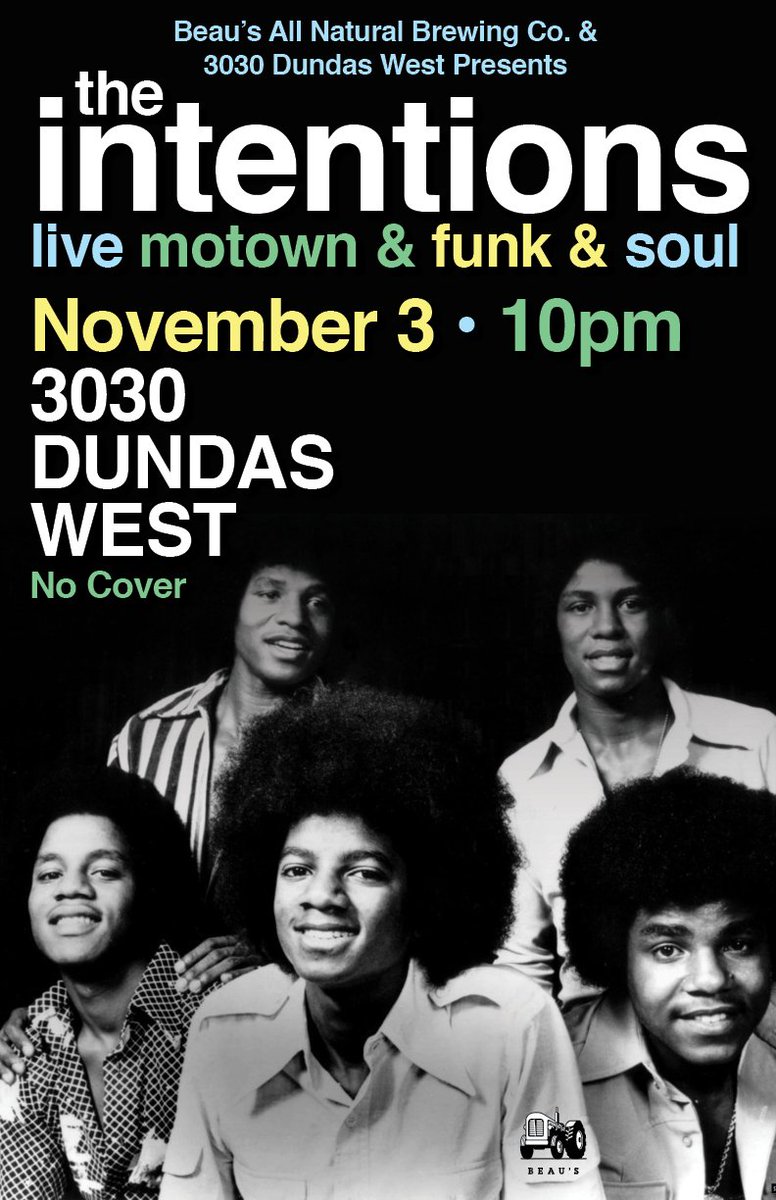 📅 Saturday Nov 3rd. 
🍻 @beausallnatural 
🏛 @3030dundaswest 
🕺💃 guaranteed.
❤👊 love and gratitude abound!