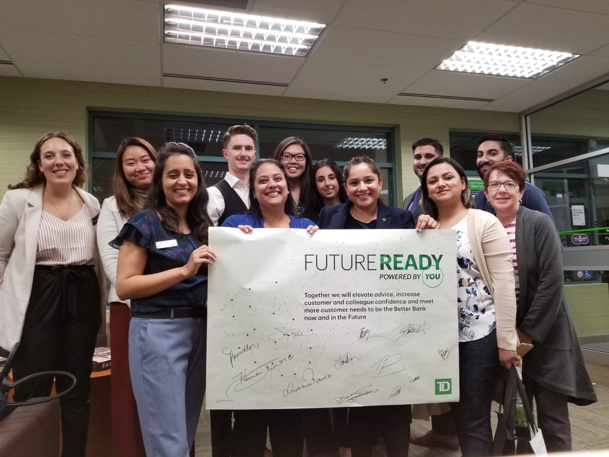 We are #futureReady and thrilled about the journey ahead. #team9287 #WeGotThis #WeAreReady <a href="/Shibani_TD/">Shibani Ramtri</a> <a href="/GillGill3/">sonia gill</a> @GurjivChahil_TD @MauroManzi_TD