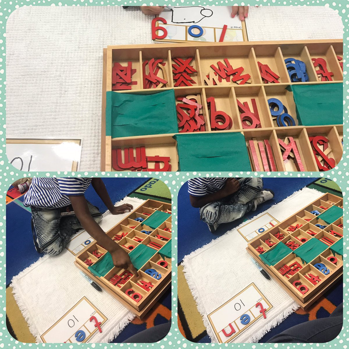 BilLITcoach's tweet photo. @TeamDurkeeES scholars working on CVC words using the secret code workstation! Blend 3 initial sounds to make the word and then they draw the word! #developingreadersandwriters https://t.co/jjplpcXZSu