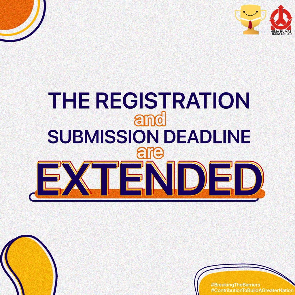 Hi, Change-Makers! 

We would like to announce some good news for you! We're extending The 7th PPRF registration and submission deadline from October 28th to November 2nd, 2018.

Head to our website at prfairunpad.com for further information.