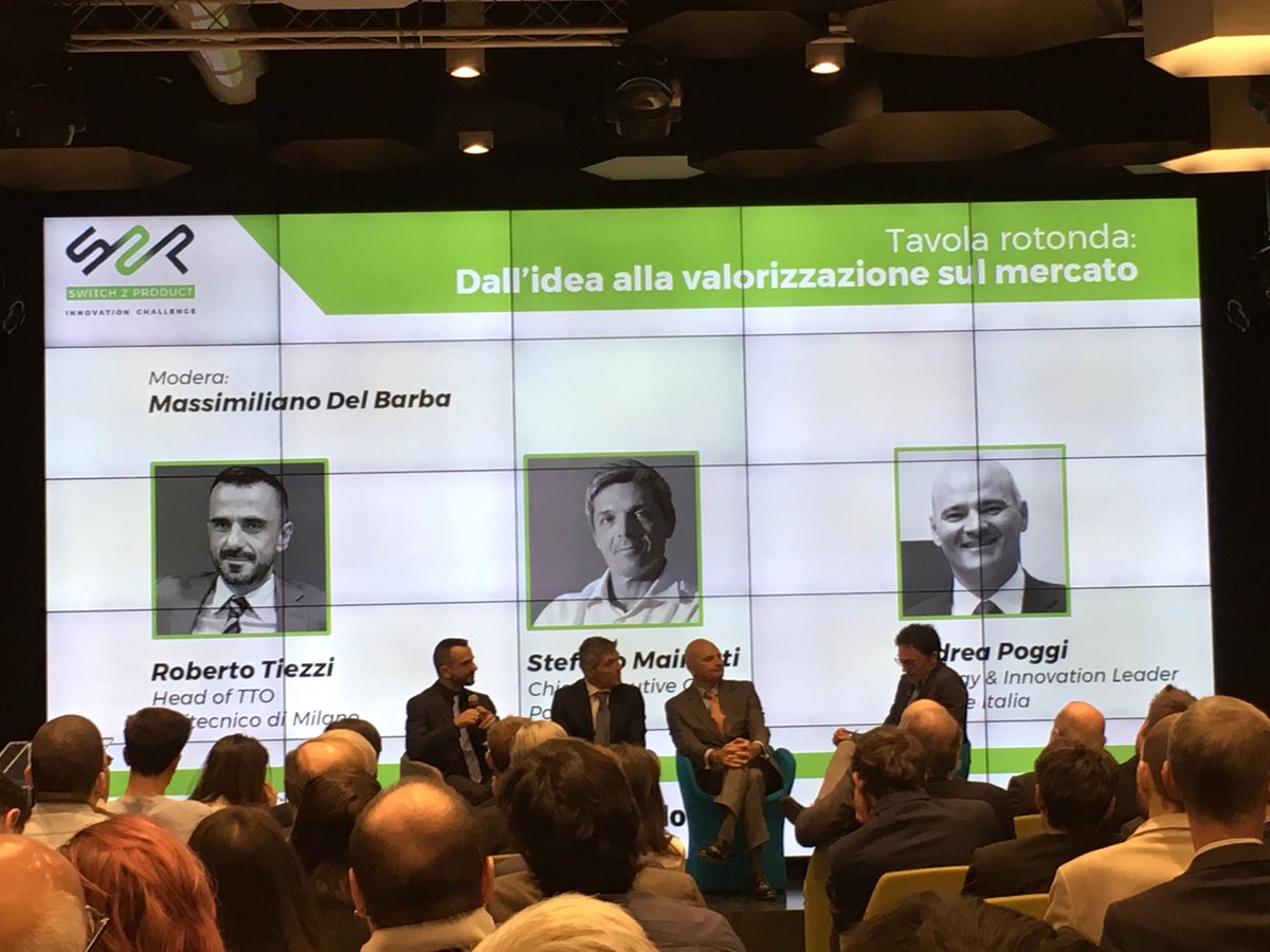 santambr's tweet photo. #Switch2Product Innovation Challenge 2018
Si arriva al momento finale, è stato un cammino spettacolare!
Grazie a @StefanoMainetti, @smizio, @claudia_pingue, @PoliHub, #TTO del @polimi, @DeloitteItalia, @Sara_Nt, @LorenzoDiTucci, @LucaCerina, @necstlaboratory https://t.co/0TDdqPIgWc