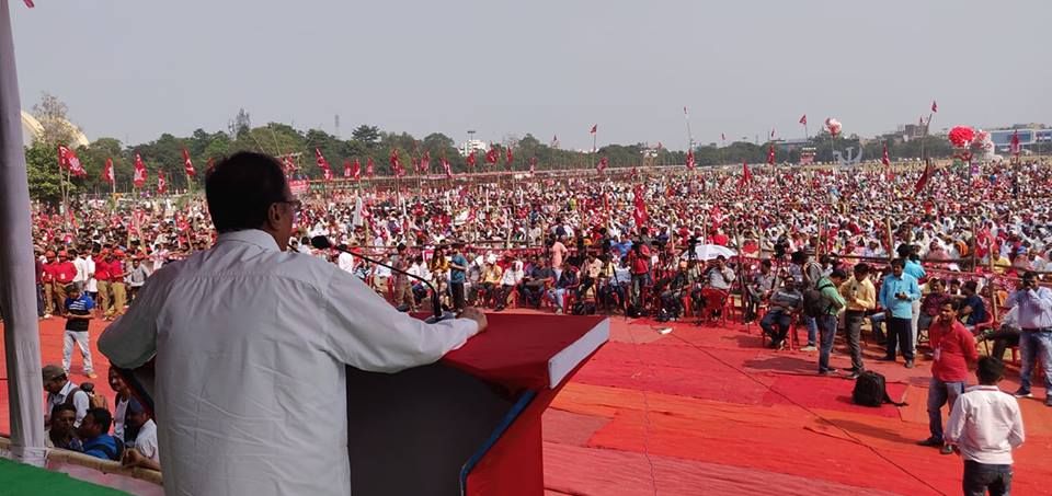 The unity of opposition in #unityrally organised by CPI shows that the days of the Prime Broker of the Rafale Deal are numbered.