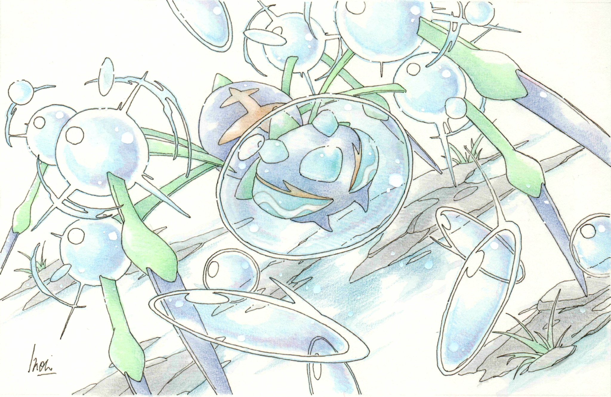 Inori 今日のポケモン図鑑 ｎｏ ７３４ オニシズクモの バブルこうせん T Co Lc4e81ojkb Twitter