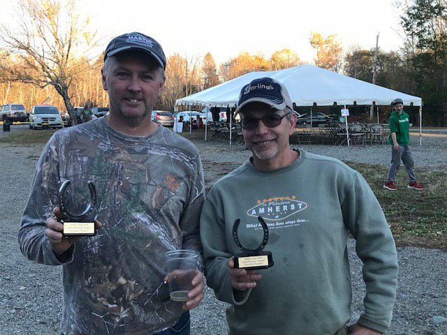 2018 Horseshoe Champs...Congrats to Ralph and Joel who fought off some tough competition to take this years glory....😀😀😀😀