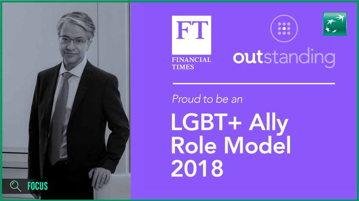 BNPParibas's tweet photo. Today our CEO Jean-Laurent Bonnafé is named as one of the 50 Ally Executives 2018 (#5) by @OUTstandingiB and @FT. #OUTRoleModels18
https://t.co/OHDsLgiVwg https://t.co/Iu97gGq7Ue