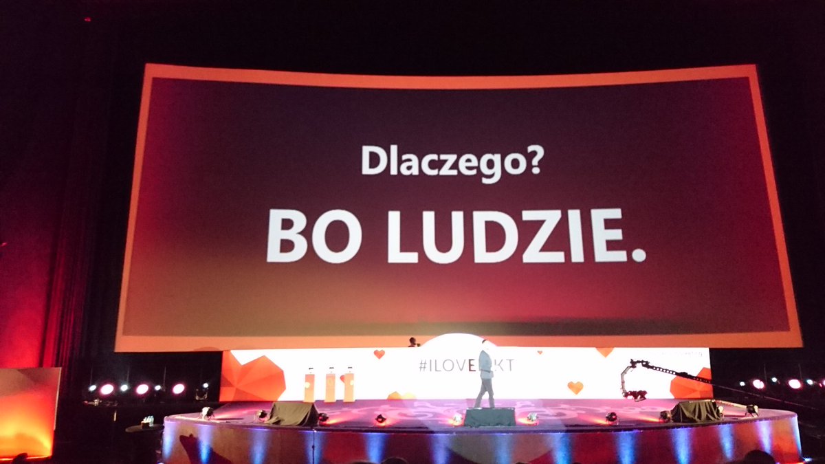 Dzisiejszy dzień #ilovemkt na razie pod znakiem #człowiek i #ludzie