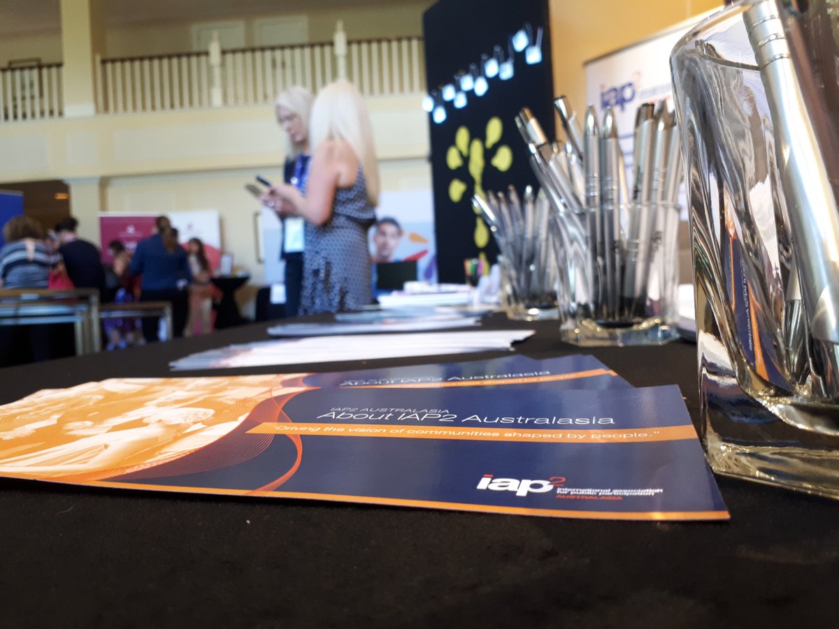 IAP2A's tweet image. As the curtain closes this year on the 2018 #IAP2 Conference: #shakeitup18 we would like to thank you the delegates, the conference working group our members, the #corevaluesawards entrants, the Board and conference presenters. I think we really did "shake it up" this year!