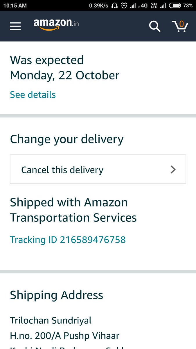 Asundriyal27's tweet photo. @amazonIN your automatic answering customer service is saying you have lost my order. A very careless way to deal with your customer. @AmazonHelp https://t.co/xISNN3E95G