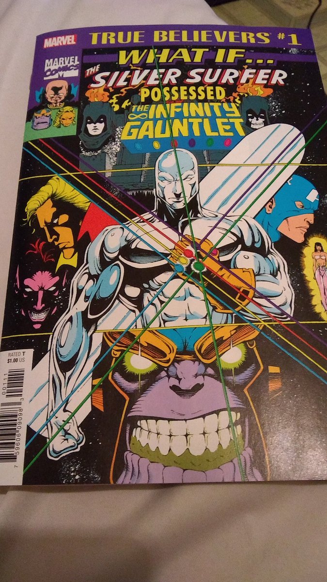 Not_a_Spiderman's tweet image. "What If The Silver Surfer Possessed The Infinity Gauntlet" might be one of my favourite "What If" issues. I love Norrin's speech before he went slightly insane. All the things he promised everyone, it was kind of comforting. -Baird #Marvel #NCBD