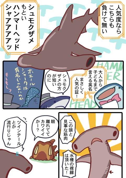 全日本かわいいサメ選手権のtwitterイラスト検索結果 古い順