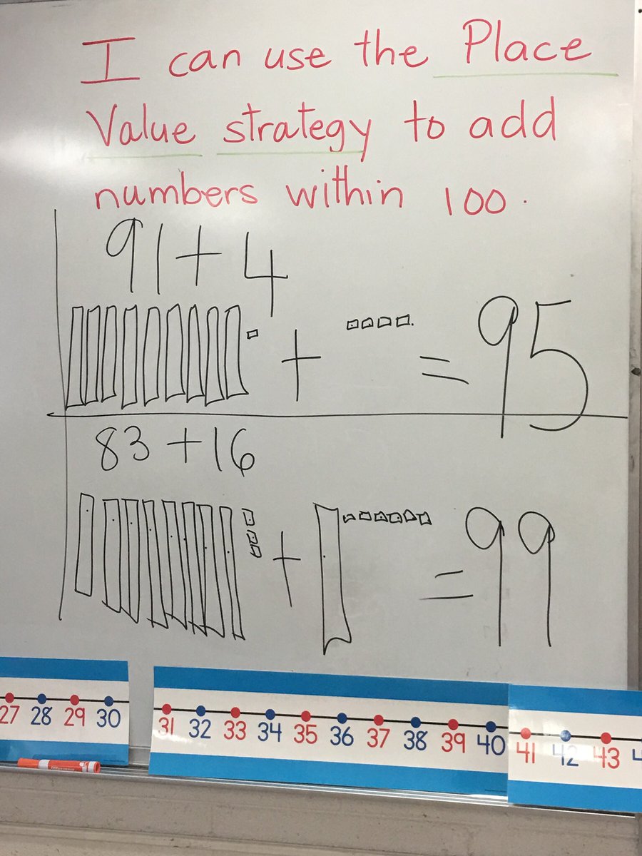 t_barknight's tweet photo. Mrs. Garrick’s 2nd grade students @EastonElemWSFCS are using strategies based on place value to add numbers within 100. #wsfcmath https://t.co/55xV5iwTYd