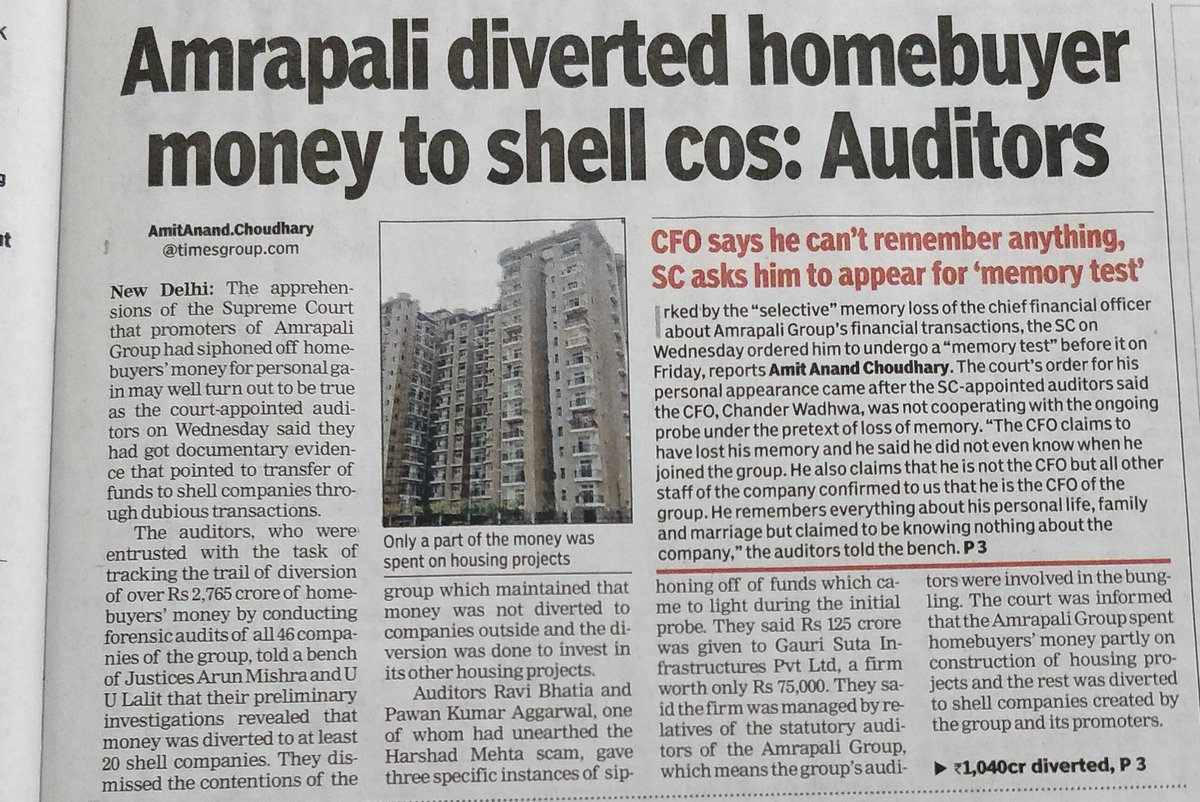 #AmrapaliFlatBuyers #anilsharma #investorsclinic is also involved in helping @amrapaligroupin to gather money from Home Buyers. Amrapali Adarsh Awas Yojana was a fraud and it was made by both Anil Sharma & #HoneyKatyal @PMOIndia @narendramodi @SCJudgments