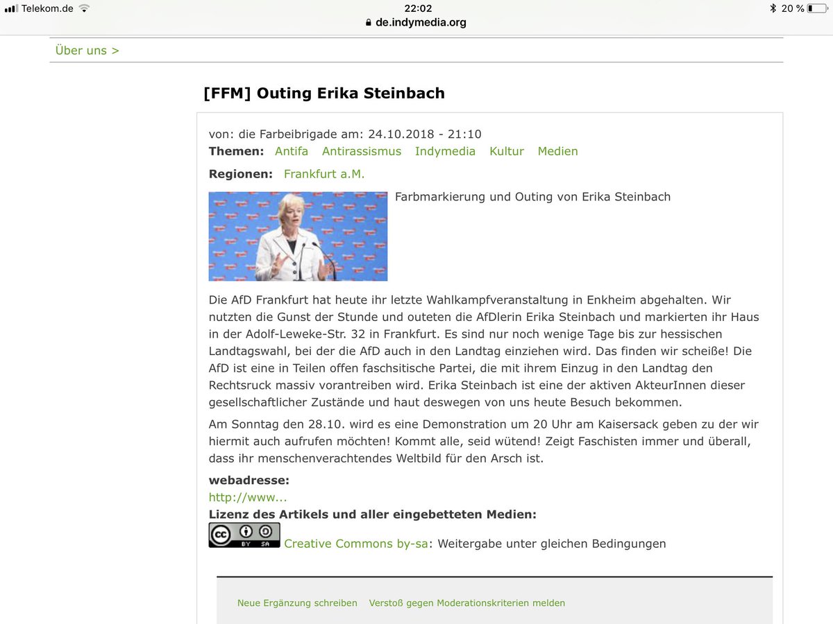SteinbachErika's tweet photo. Das sind diejenigen, mit denen GRÜNE und SPD  gemeinsame Sache nicht nur bei Demonstrationen machen.
Das sind diejenigen, die mit Gewalt gegen Anti-Merkel Demonstranten vorgehen - sich zur Schutztruppe von Merkel machen und sie läßt es widerspruchslos zu! https://t.co/UQdNggrKee