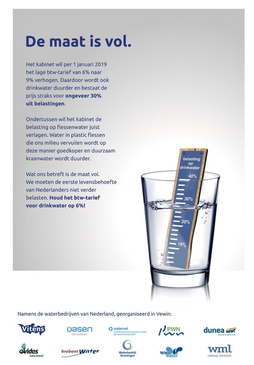 Kraanwater duurder, plastic flessenwater subsidiëren. Wij vinden dat de omgekeerde wereld. PL RT wie dat ook vindt #plasticsoup #demaatisvol