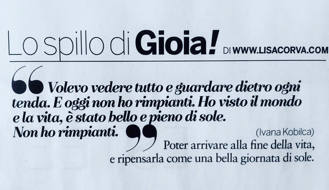 lisacorva's tweet image. Nel mio #spillo su Gioia c’è una pittrice.