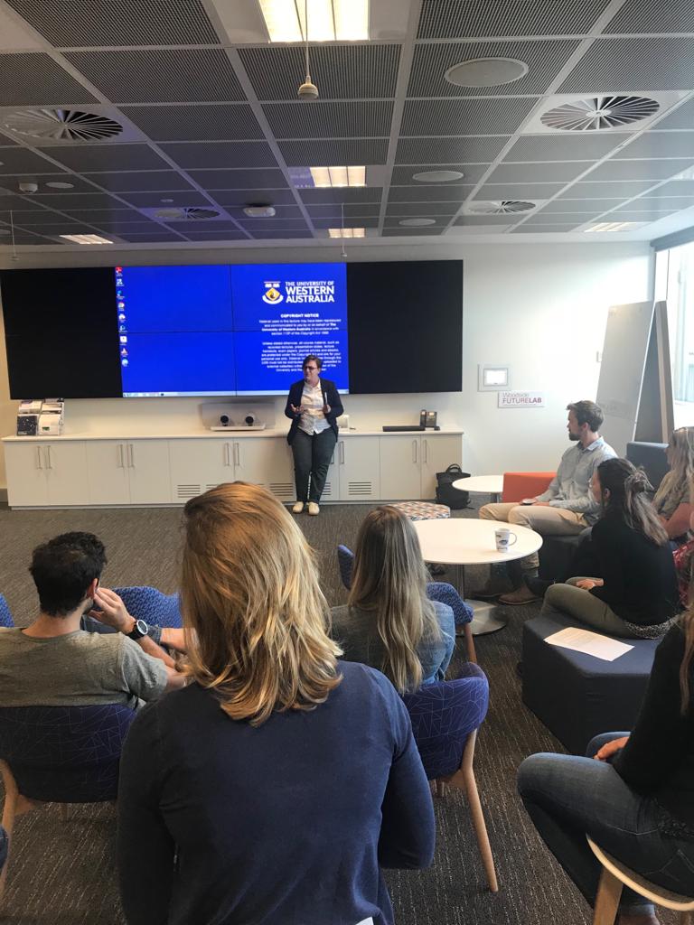 The first OGS student society event happened last Tuesday with Dr. Carol Kaplanian who talked about #PhD and #mentalhealth <a href="/uwaoceans/">UWA Oceans Institute</a>