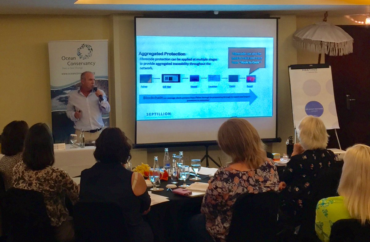 Fishing gear can become part of the blockchain using <a href="/SeptillionTech/">Septillion Technologies</a> fibre key technology. <a href="/GGGInitiative/">GGGI</a> is pioneering this approach on gill nets in Indonesia to help manage gear responsibly #ghostgear #GGGIAGM