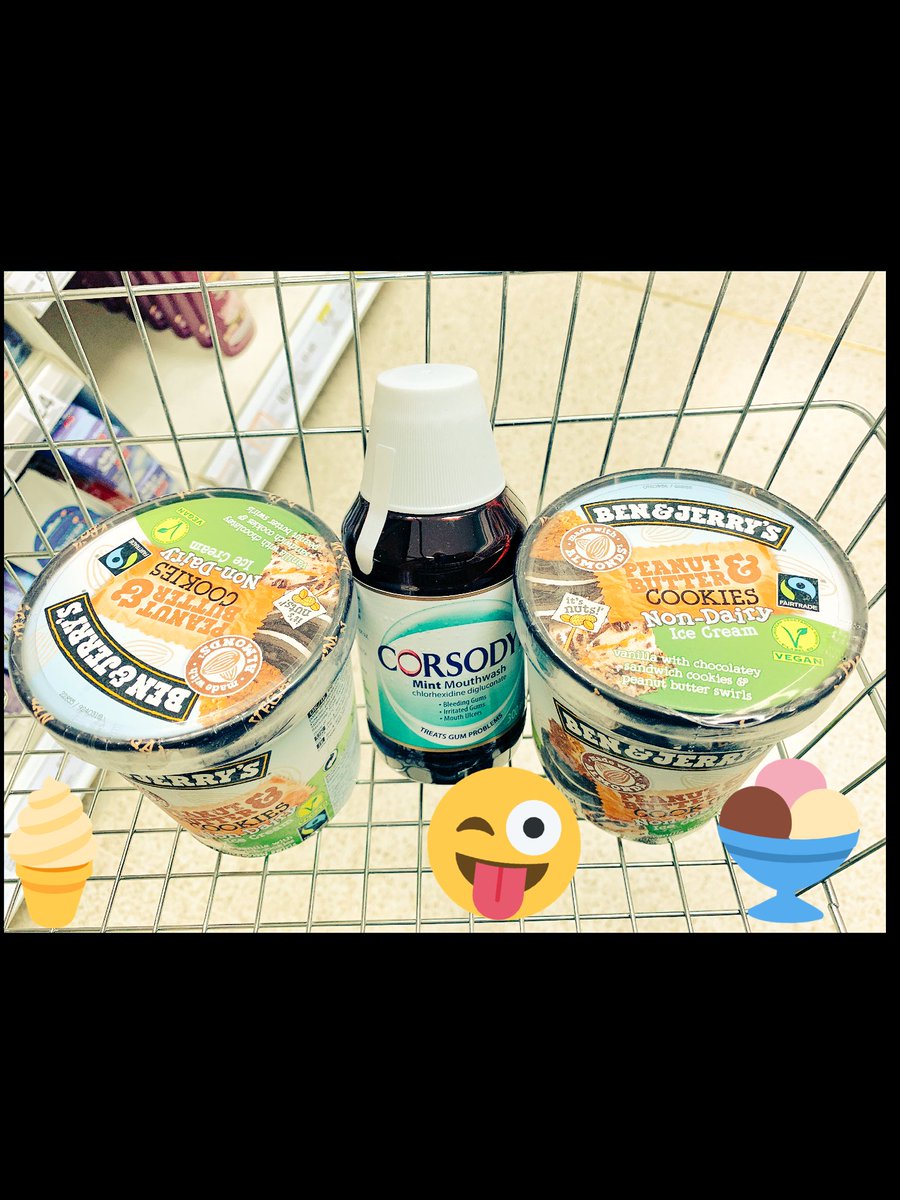 gintonics2's tweet photo. #Myweirdestshoppinghaul #essentials #quietnightin #cleanbreath #mouthwash #veganicecream #BenandJerries #vegan #nondairy #justbecause #crueltyfree https://t.co/1C0FYVfwoP