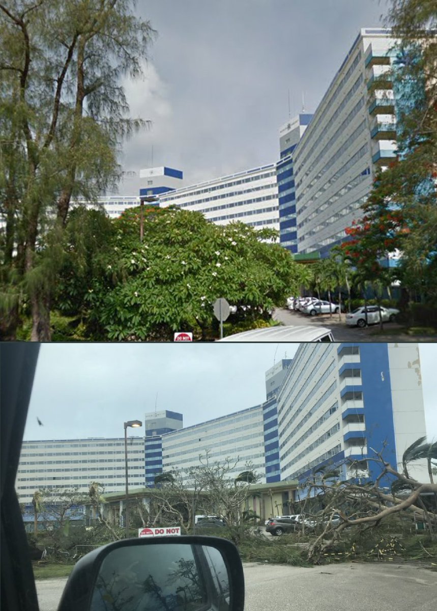 MetDavidPaul's tweet photo. Another before and after look from #Saipan in the Northern Mariana Islands in the wake of Super Typhoon #Yutu.  After picture courtesy of @emuna670. https://t.co/kxPJKOyXEa