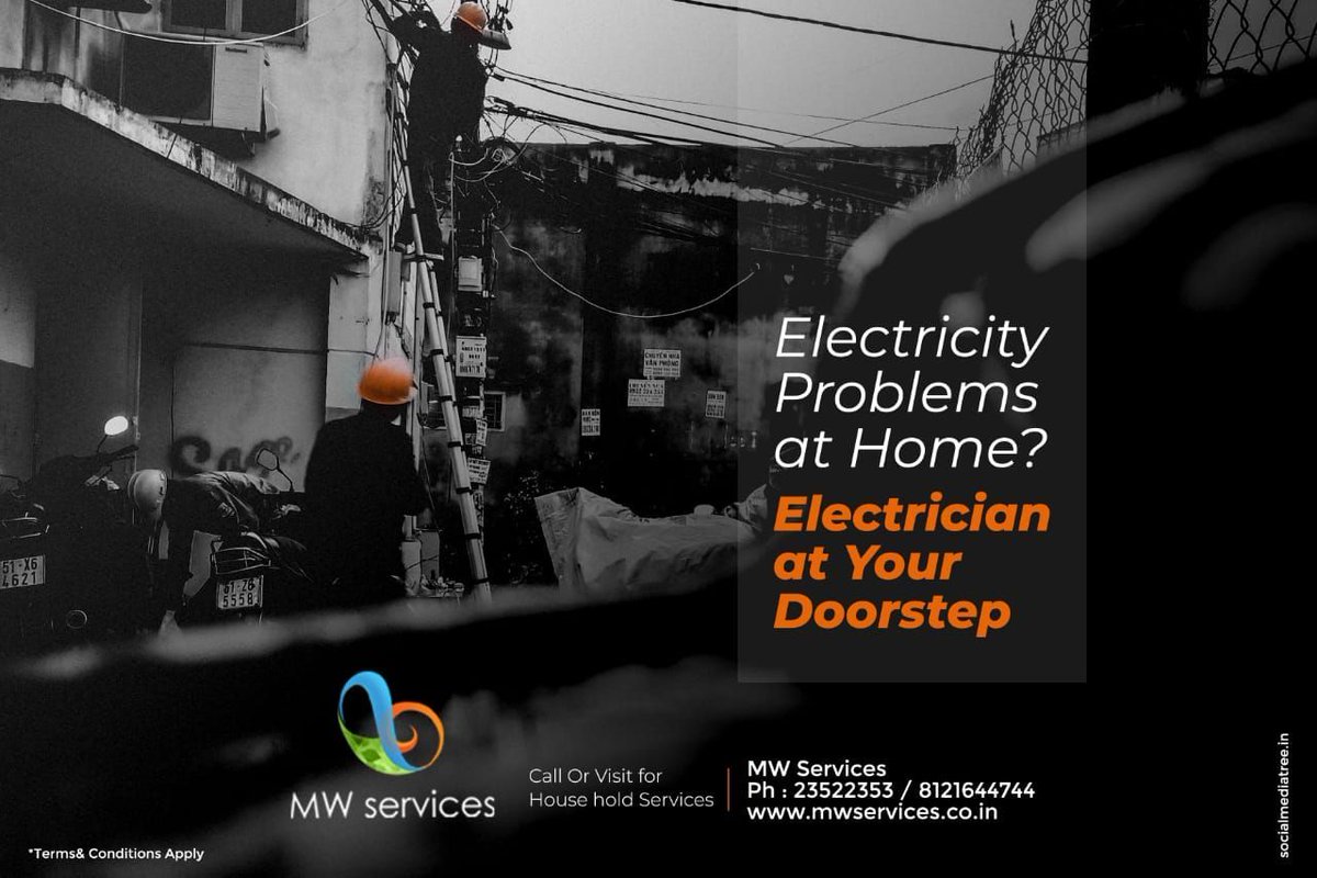 Providing You the Best Electrical Service in Town

We at MWS with many years of experience in professional #electrical installation, maintenance and repair work for homes. Our #professionalelectricians are reliable and capable of solving your problems.