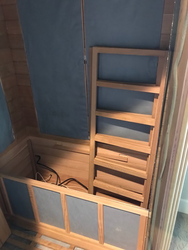 2-person corner Golden Wave #InfraredSauna with a dual digital controller + #Carbon #InfraredHeaters serviced by #InfraredSaunaParts call us today 888-559-PART(7278) we can help you with your #Sauna 😇#Detox 😝#Wellness 😍#Sweat 🤩#Health 🙏#Saunas 🙌