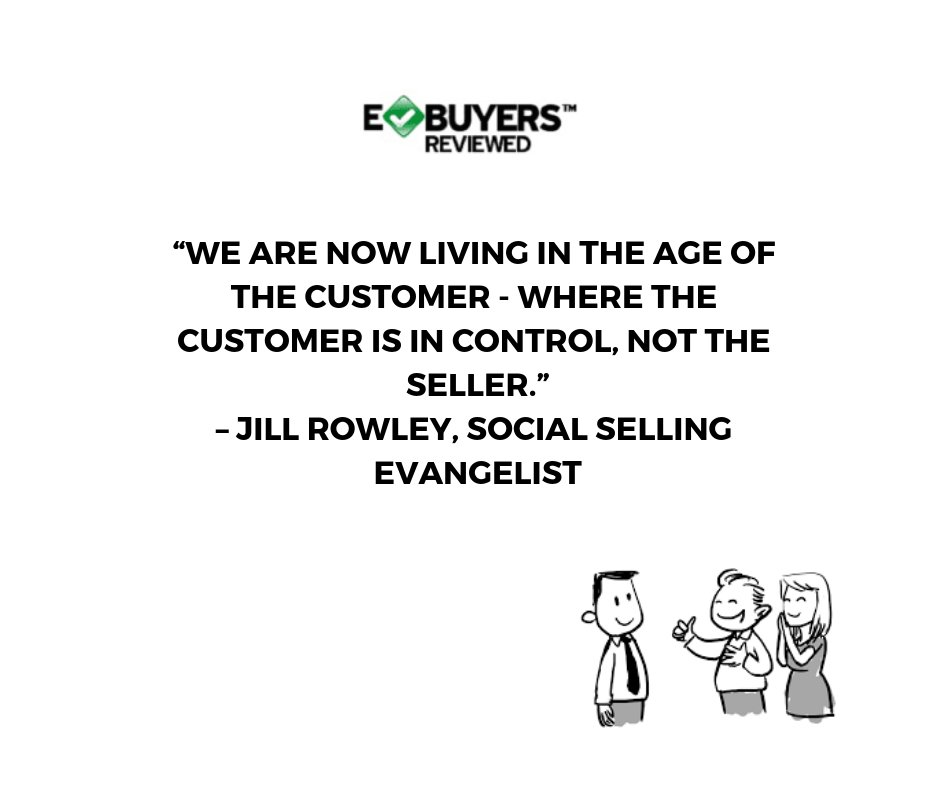 “We are now living in the age of the customer - where the customer is in control, not the seller.” Do you agree?🤔

▶️ebuyersreviewed.com