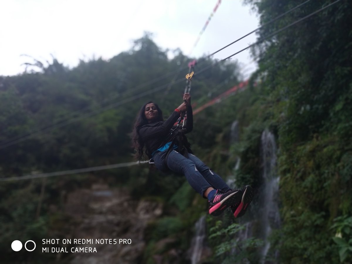 Shrisht37615395's tweet photo. Zip lining at Gangtok 😀 https://t.co/ts8D8KBPj1