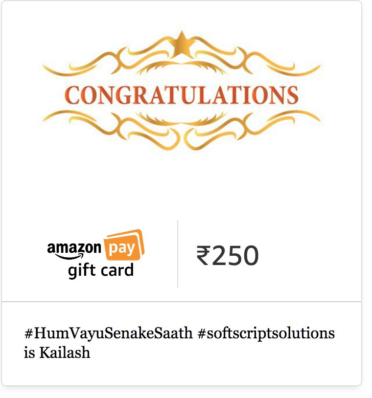 softscripts's tweet photo. Thank you all #AirForceDay2018
#HumVayuSenakeSaath #softscriptsolutions #AirForceDay
@itzmevij @Prachii10 @rising_emperor @sonia_sodah #Contest #TuesdayThoughts #ContestAlert #contestindia #contest #giveaway #GiveawayAlert https://t.co/LOHjRz7FMr