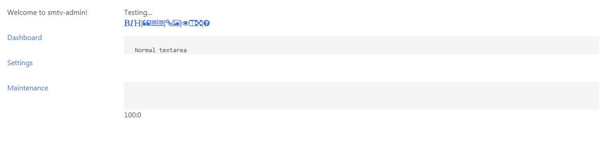 It doesn't look like much right now, but this is the start of my back office for a new and improved SilentMode.tv. #angular #bulma