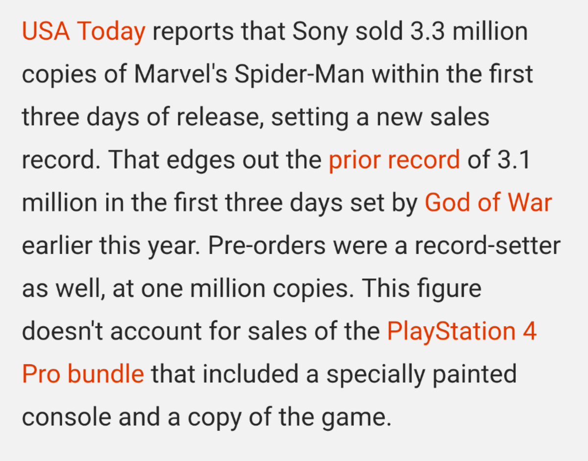 New PS4 sales record set by god of war, then topped by spider-man