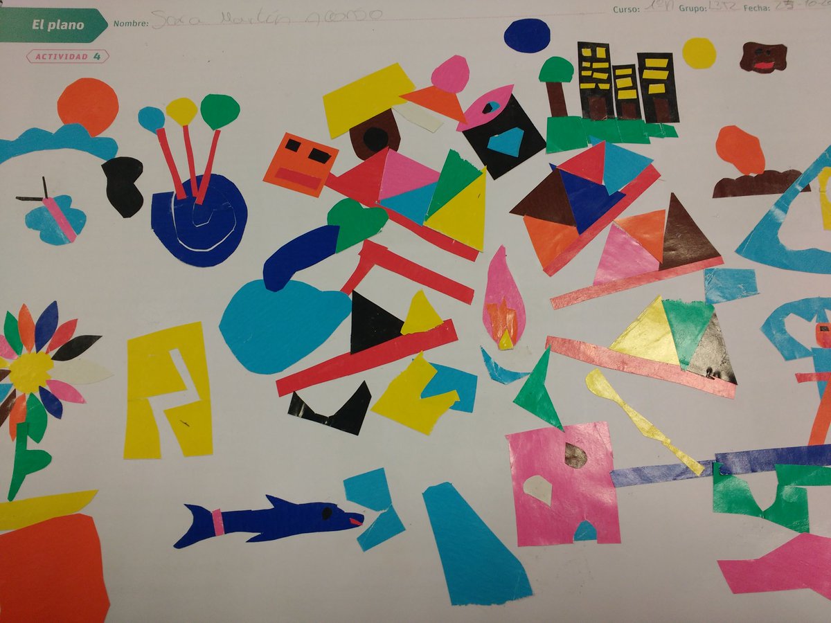 profe_rosa's tweet photo. Los alumnos de 1ESO @SagradoCMadrid se convierten en Miró o Mondrian por un día https://t.co/jOVdGfiZhG