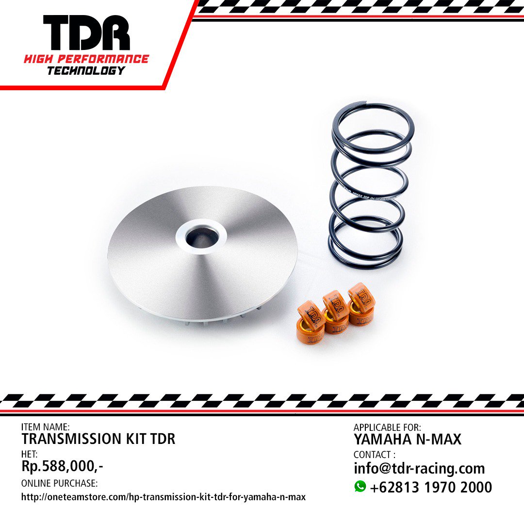 TDR_RACING's tweet photo. Maximizes #Power to increase acceleration and top speed with High Performance #TransmissionKit #TDR for Yamaha N-MAX - https://t.co/9KSVolUr5p
.
#HighPerformanceTechnology #NMax #ClutchTransmissionCVTSystems #TDRMakesMyMotorcyclesPerfect https://t.co/AVPDf5F4YM