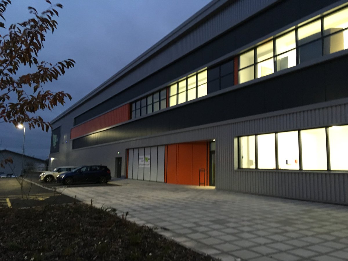 blowndes's tweet photo. I’m at @TheAccordGroup amazing new factory which from today will manufacture 1,000 homes a year 🏡 🏡 🏡 
Look out for it on the TV news today! https://t.co/XGt4b01N7p